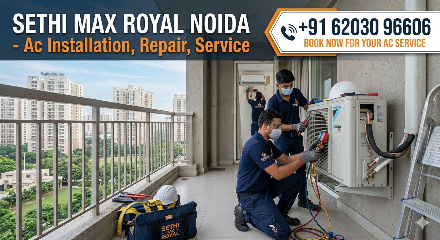 Read more about the article Sethi Max Royal Noida – Ac Installation, Repair, Service