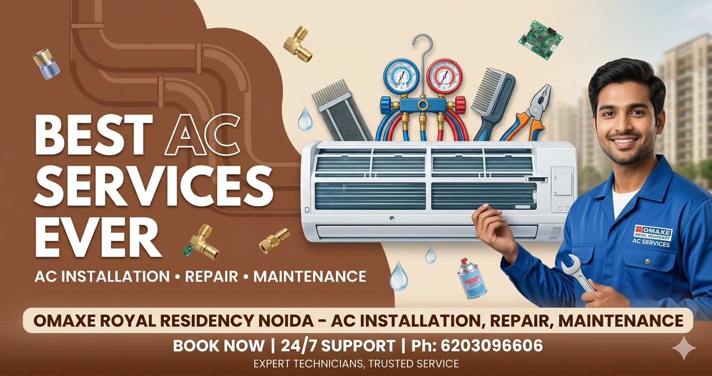 Read more about the article Omaxe Royal Residency Noida – Ac Installation, Repair, Maintenance