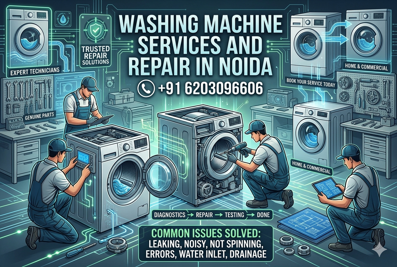 Read more about the article Washing Machine Services And Repair In Noida
