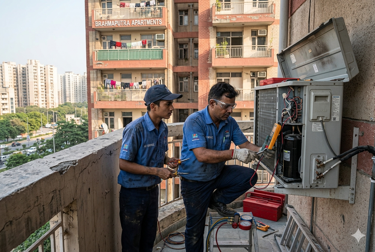 Read more about the article Brahmaputra Apartments Noida – Ac Installation, Repair, Maintenance