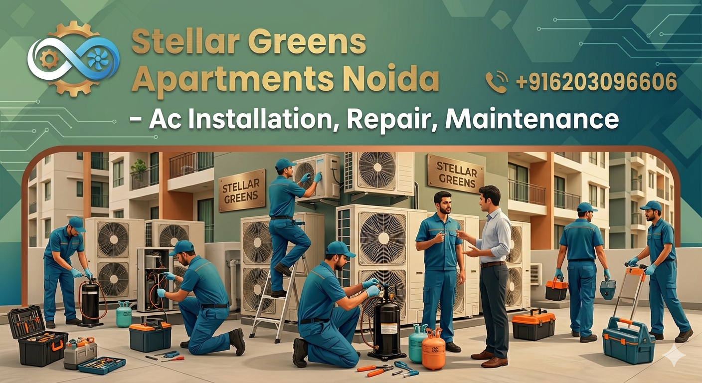 Read more about the article Stellar Greens Apartments Noida – Ac Installation, Repair, Maintenance