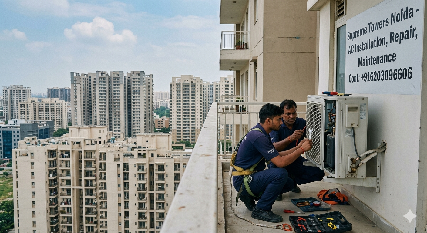 Read more about the article Supreme Towers Noida – Ac Installation, Repair, Maintenance